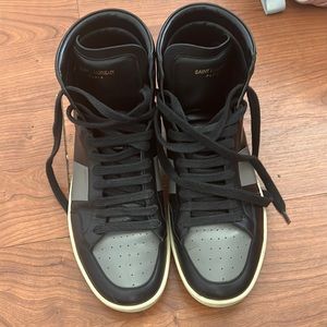 YSL COURT CLASSIC BLK GREY